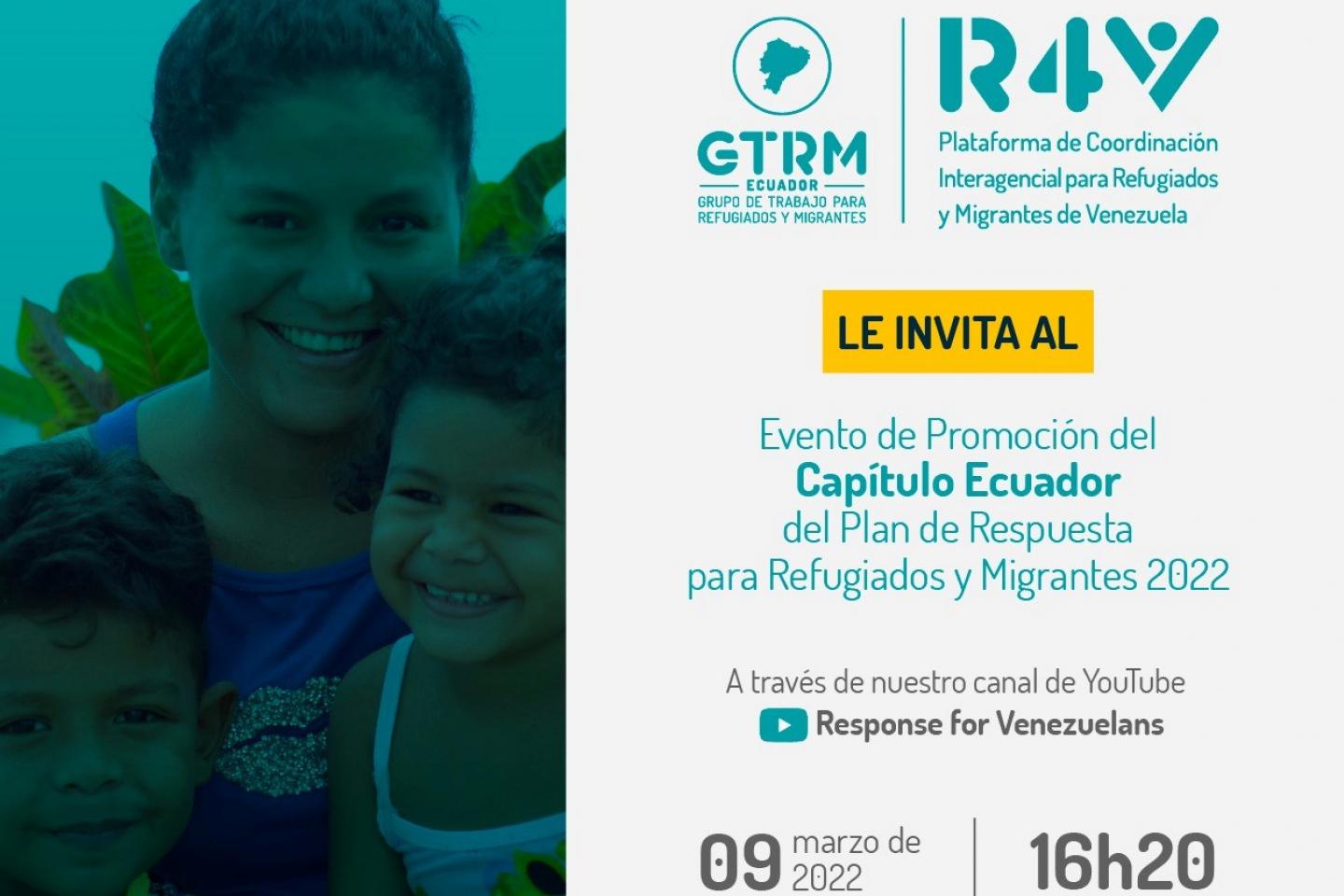 Evento de Promoción del Capítulo Ecuador del RMRP 2022